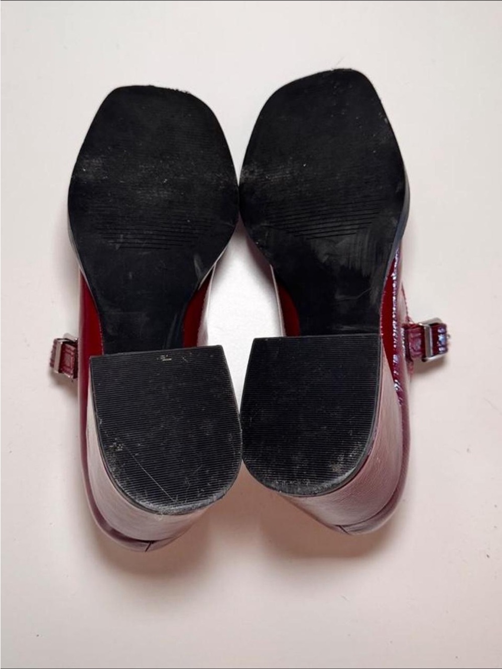 Steve Madden Red Lisbon Mary Jane’s - Picture 7 of 8